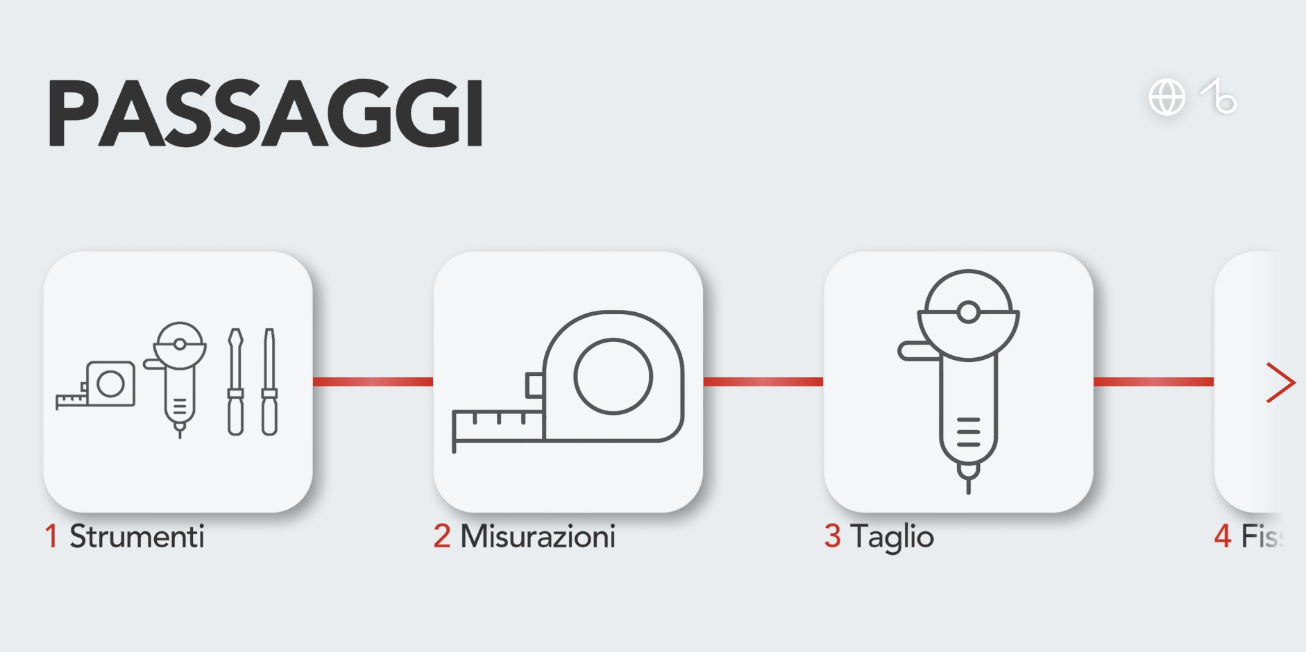 Istruzioni di montaggio interattive CCE